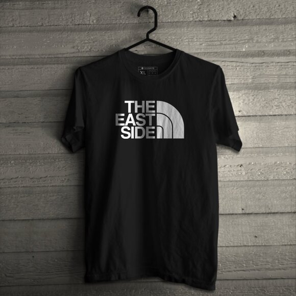 The East Side Parody Black T-Shirt - Soft modern fit Hip-Hop Streetwear Tee NEW - Picture 3 of 3